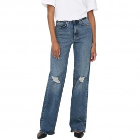 дънки,дамски,панталони,only,juicy,wide,leg,fit,high,waist,jeans,dark,medium,blue,denim,(blue)