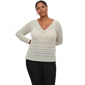 тениска,дамски,тениски,vila,evoked,chikka,long,sleeve,v,neck,t,shirt,beige,(birch)