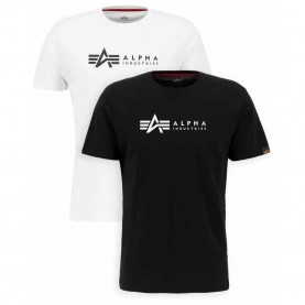 тениска,мъжки,тениски,alpha,industries,alpha,label,short,sleeve,t,shirt,2,units,black