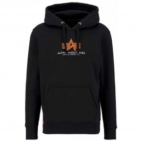 суичър,мъжки,пуловери,alpha,industries,basic,rubber,hoodie,black