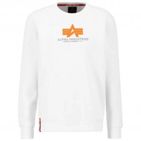 блуза,мъжки,пуловери,alpha,industries,basic,rubber,sweatshirt,white