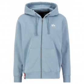 суичър,мъжки,пуловери,alpha,industries,basic,zip,sl,hoodie,blue