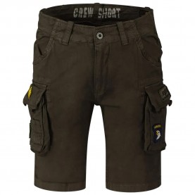 Къси панталони Alpha industries Crew Patch cargo shorts - Green (Greyblack) къси,панталони,мъжки,панталони,alpha,industries,crew,patch,cargo,shorts,green,(greyblack)