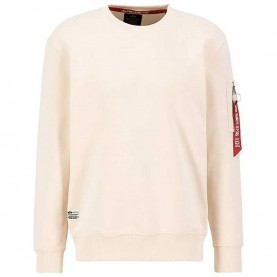 блуза,мъжки,пуловери,alpha,industries,usn,blood,chit,sweatshirt,jet,stream,white,(beige)