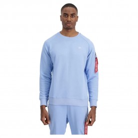 блуза,мъжки,пуловери,alpha,industries,x,fit,sweat,sweatshirt,blue
