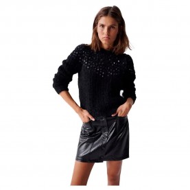 блуза,дамски,пуловери,дамски,плетени,дрехи,salsa,jeans,austria,sweater,black