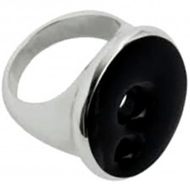 бижутерия,breil,tj0827,16,ring,silver,(black)