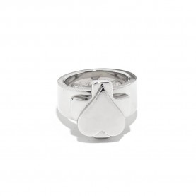 бижутерия,chronotech,18300705013,ring,clear,(silver)