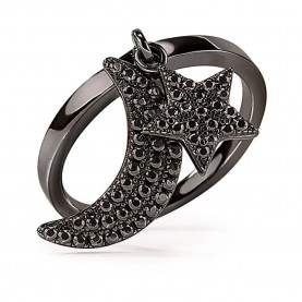 бижутерия,folli,follie,3r17s059kk,52,ring,silver,(black)