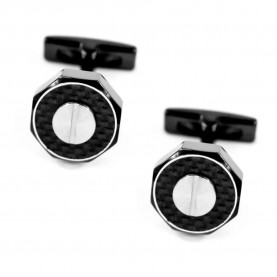 бижутерия,gc,cmc10805,cufflinks,silver,(silver,black)