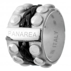 бижутерия,panarea,as854plve,ring,silver,(silver,negro)