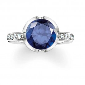 бижутерия,thomas,sabo,037,050,32,54,ring,silver,(blue,silver)