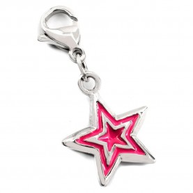 бижутерия,time,force,hm004c,charm,silver,(silver,pink)