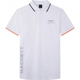 Hackett Amr Speedmaster short sleeve polo - White (White) дамски,блузи,с,яка,мъжки,блузи,с,яка,hackett,amr,speedmaster,short,sleeve,polo,white,(white)