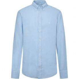 риза,с,дълъг,ръкав,мъжки,ризи,hackett,garment,dyed,linen,b,long,sleeve,shirt,sky,(blue)