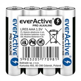 батерии,everactive,pro,lr6,aa,alkaline,battery,4,units,white,(multicolour)