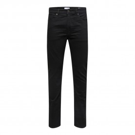 дънки,мъжки,панталони,selected,jeans,slim,fit,leon,black