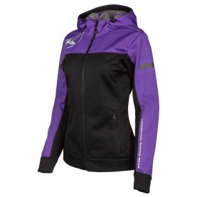 блуза,детски,блузи,klim,evolution,full,zip,sweatshirt,purple,(black,heliotrope)