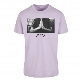 тениска,дамски,тениски,mister,tee,urban,classics,pray,short,sleeve,t,shirt,white,(purple)