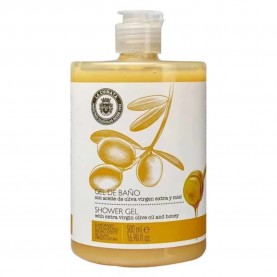 хигиена,тяло,la,chinata,honey,&,extra,virgin,olive,oil,500ml,shower,gel,clear
