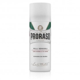 бръснене,proraso,sensitive,green,tea,50ml,shaving,foam,clear