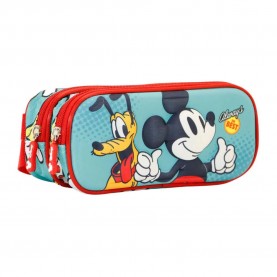канцеларски,принадлежности,karactermania,double,pocket,3d,best,disney,pencil,case,multicolour,(multicolor)