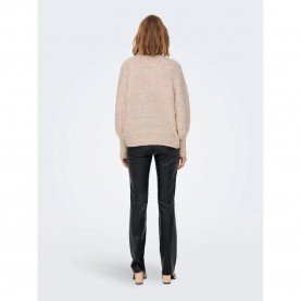 блуза,дамски,пуловери,дамски,плетени,дрехи,only,celina,life,high,neck,sweater,beige,(birch,detail,w.,melange)