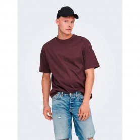 тениска,мъжки,тениски,only,&,sons,fred,relax,short,sleeve,t,shirt,fudge,(brown)