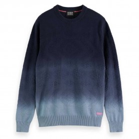 блуза,мъжки,пуловери,scotch,&,soda,dip,dye,jacquard,sweatshirt,blue