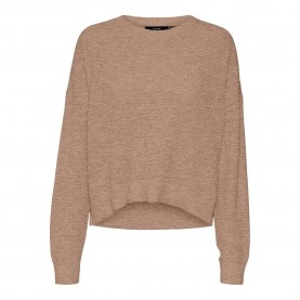 блуза,дамски,пуловери,дамски,плетени,дрехи,vero,moda,sadie,sweater,silver,mink,(beige)