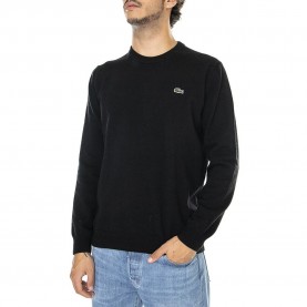блуза,мъжки,пуловери,lacoste,ah3449,crew,neck,sweater,black