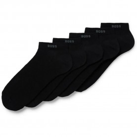 чорапи,мъжки,чорапи,boss,uni,10244663,01,short,socks,5,pairs,black,(black)