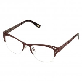 очила,loewe,vlw444m510a57,woman,glasses,brown,(brown)