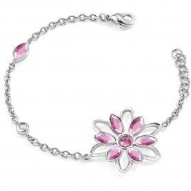 бижутерия,morellato,sabk14,bracelet,silver,(flor,lila)