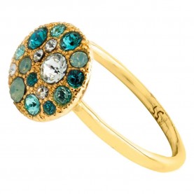 бижутерия,adore,5489701,ring,golden,(green)