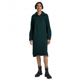 рокля,дамски,поли,и,рокли,g,star,skipper,loose,long,sleeve,dress,green
