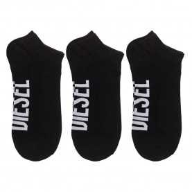 чорапи,мъжки,чорапи,diesel,00si8h,0ldaz,half,short,socks,3,pairs,black,(black)