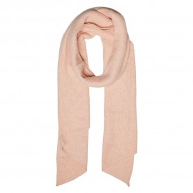 шал,ръкавици,шапки,и,шалове,pieces,pyron,lurex,long,scarf,pink,(cameo,rose,detail,silver,lurex)