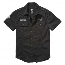 риза,с,къс,ръкав,мъжки,ризи,brandit,luis,vintage,short,sleeve,shirt,black