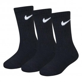 Чорапи Nike Basic Crew socks 3 pairs - Black (Black) чорапи,мъжки,чорапи,дамски,чорапи,nike,basic,crew,socks,3,pairs,black,(black)
