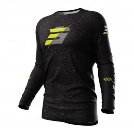 блуза,с,дълъг,ръкав,мъжки,тениски,дамски,тениски,shot,speck,long,sleeve,jersey,black,(speck,black,neon,yellow)