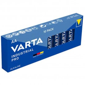 батерии,varta,industrial,pro,lr6,aa,alkaline,battery,10,units,blue