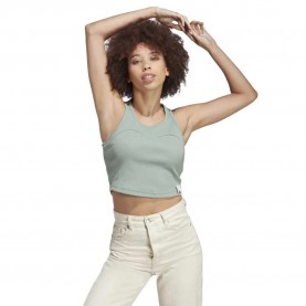 потник,дамски,топове,adidas,lng,rib,sleeveless,top,silver,green,(green)