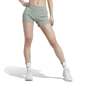 къси,панталони,дамски,панталони,adidas,rib,shorts,silver,green,(green)