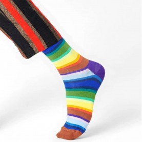 чорапи,мъжки,чорапи,happy,socks,gradient,socks,multicolor