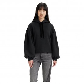 суичър,дамски,блузи,levi´s,®,akane,rusched,hoodie,black,(caviar)