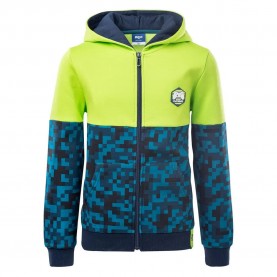 юношеска,блуза,детски,блузи,bejo,ralphy,junior,full,zip,sweatshirt,green,blue,(lime,green,pixels)
