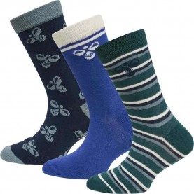 чорапи,детски,чорапи,hummel,alfie,socks,3,units,deep,teal,(multicolor)