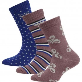 чорапи,детски,чорапи,hummel,alfie,socks,3,units,heather,rose,(multicolor)