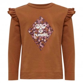 тениска,детски,тениски,hummel,cilja,long,sleeve,t,shirt,brown,(sierra)